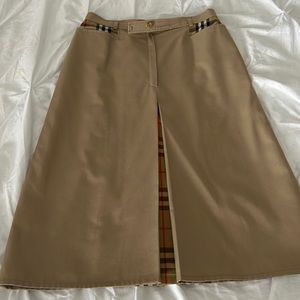 Vintage Burberry High Wasted Skirt